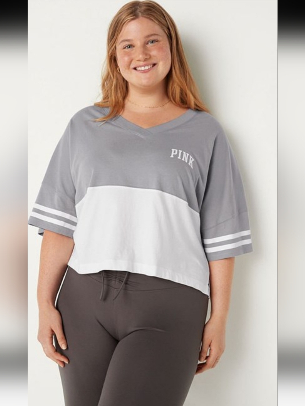 Nwt VS Pink Cropped Tee Women XS